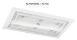 Nouz. sv. PM ERT-LED 6x1W AC/DC adresným dohledováním, strop