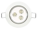 Nouzové sv. DLE ERT-LED 1x3W 230V AC/DC,vestavná m., kruhové