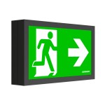 Nouzové sv. MM LED DUO,nástěnné, antracit