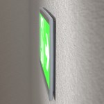 Nouzové svítidlo OM-LED 230V AC/DC EL nástěnná mont.