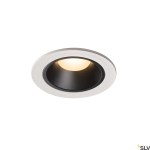 NUMINOS DL S, vnitřní LED zápustné stropní svítidlo bílá/čer
