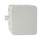 Odbočná krabice nástěnná IP54 85x85/40mm, šedá
