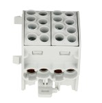 Odbočovací svorkovnice 35 mm², 4vst/výst, izolovaná šedá