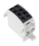 Odbočovací svorkovnice 35mm² - 1pól, izolovaná, černá