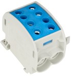 Odbočovací svorkovnice 70 mm², 1pólová, izolovaná modrá