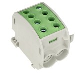 Odbočovací svorkovnice 70 mm², 1pólová, izolovaná žl./zelená