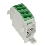 Odbočovací svorkovnice pro Al vodiče 25 mm²,1p, izol.,zel-žl