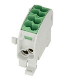 Odbočovací svorkovnice pro Al vodiče 25 mm²,1p, izol.,zel-žl