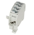 Odbočovací svorkovnice pro Al vodiče 25mm², 1p, izol., šedá