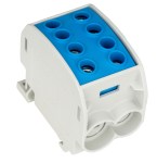 Odbočovací svorkovnice pro Al vodiče 70 mm²,1p, izol.,modrá