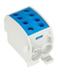 Odbočovací svorkovnice pro Al vodiče 70 mm²,1p, izol.,modrá