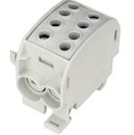 Odbočovací svorkovnice pro Al vodiče 70 mm², 1p, izol., šedá