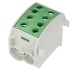 Odbočovací svorkovnice pro Al vodiče 70 mm²,1p, izol.,zel-žl
