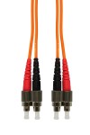 Optický propojovací kabel duplex FC-FC 50/125 OM2, 2m