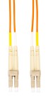 Optický propojovací kabel duplex LC-LC 50/125 OM2, 2m