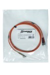 Optický propojovací kabel duplex LC-ST 50/125 OM2, 1m