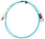 Optický propojovací kabel duplex LC-ST  50/125 OM3 5m