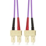 Optický propojovací kabel duplex SC-SC 50/125 OM4, 10m