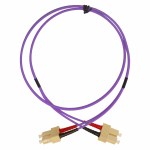 Optický propojovací kabel duplex SC-SC 50/125 OM4, 10m