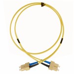 Optický propojovací kabel duplex SC-SC 9/125 OS2, 1m