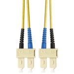 Optický propojovací kabel duplex SC-SC 9/125 OS2, 2m