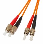 Optický propojovací kabel duplex ST-FC 50/125 OM2, 10m
