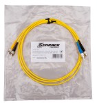 Optický propojovací kabel duplex ST-FC 9/125 OS2, 2m