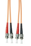 Optický propojovací kabel duplex ST-ST 50/125 OM2, 3m