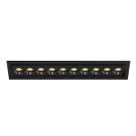 Orion LED 24W 1680lm 3000K CRI90 38° 230V IP20 černá