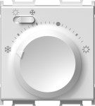 Otočný termostat, 2M, 5-30°C, 3A, bílý