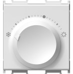 Otočný termostat, 2M, 5-30°C, 5A, bílý