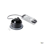 OUT 65 LED DL ROUND Set, 9W, 3000K, 38°, matná černá