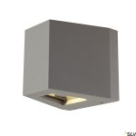 OUT BEAM LED nástěnné svítidlo, stříbrnošedivá