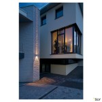 OUT BEAM LED nástěnné svítidlo, stříbrnošedivá