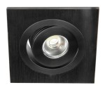 Pako-Q/A2 LED 1W 6000K 60lm, dimmbar, 350mA, IP20, schwarz