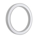 Pastrengo 2 LED-WL/CL Ø1100 SILVER 3000K