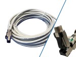 Patchkabel 2xRJ45 STP Cat.8, šedý, 10m