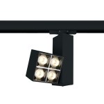 Paterna 15W 1200lm 3000K 20°-60° Ra90 230V IP20 schwarz