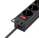 PDU, 4x Schuko 1U 10