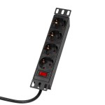 PDU, 4x Schuko 1U 10