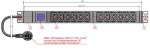 PDU IT METER, integr.měření, 12x C13,Al, 19