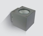 Pella-Q LED 2x3W 3000K 182lm, IP54, grau