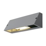 PEMA ctvercova nastenna stribrnoseda 230V E27 15W IP44