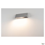 PEMA ctvercova nastenna stribrnoseda 230V E27 15W IP44