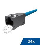 PERFORMANCE LINE modul RJ45, STP, Třída Ea 10Gb, PoE+, 24 ks