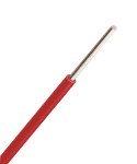 Pevný vodič s PVC izolací H07V-U 2,5mm2  červený