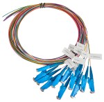 Pigtail E2000, 9/125µm OS2, délka 2m, 12ks, PREMIUM B