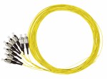 Pigtail FC 9/125µm OS2, Easy Strip, délka 2m, žlutá, 4ks