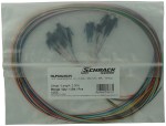 Pigtail LC, 50/125µm OM4, délka 2m, 12ks, PREMIUM třída B