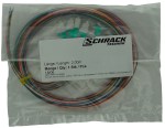Pigtail LC/APC, 9/125µm OS2, délka 2m,12ks, PREMIUM třída B
